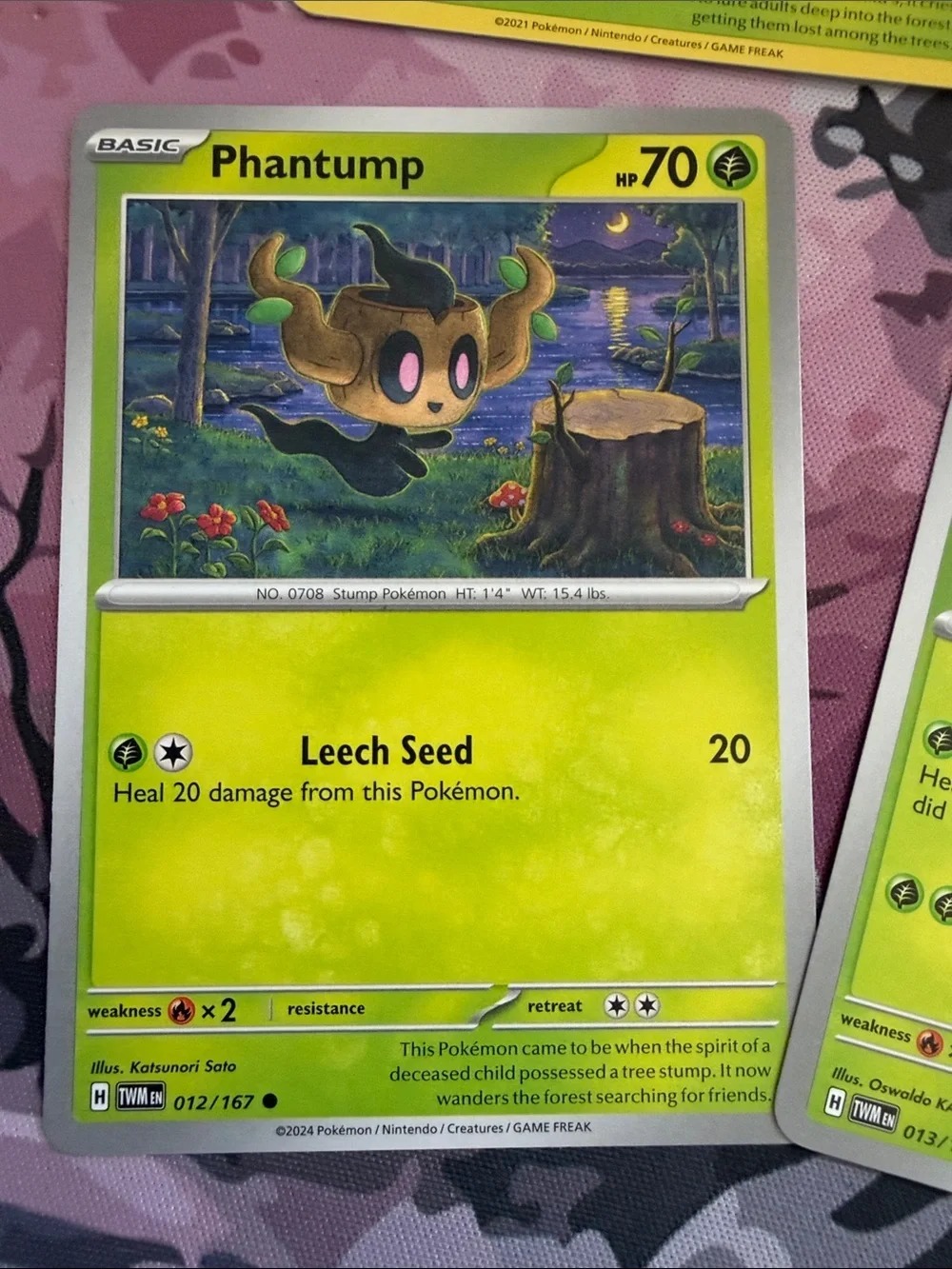 Phantump & Trevenant Evolution Lot | Fusion Strike & Twilight Masquerade | 5/$25
